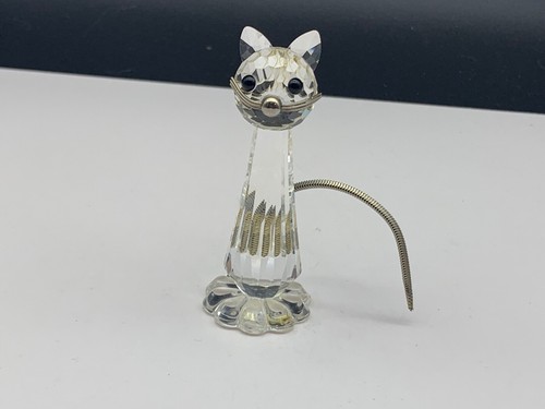 Figurine swarovski chat 5 - swarovski,