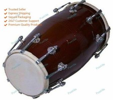 Handmade Bois Dholak Indien