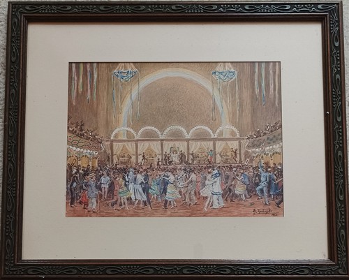 Gouache 1922 un - gouache,