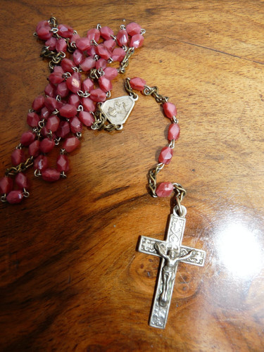 Ancien chapelet croix - chapelet,