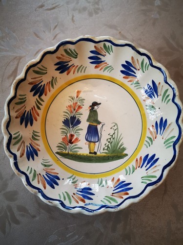 Plat henriot quimper ancien - quimper,