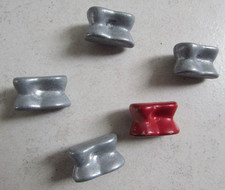 Jeu d'osselets en métal 2 x 1,3 cm Poids 75 grs