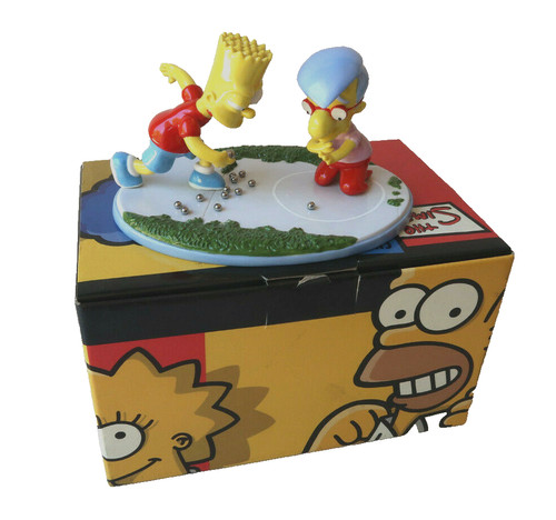 Bart simpson jouant aux - aux, billes