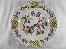 ( 273 ) ASSIETTE " GOUT ROUEN " EN FAIENCE SAINT ST CLEMENT SIGNEE 