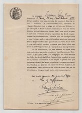 Pouvoir signé Georges Loiseau – Collection cohérente de 50 auteurs & musiciens