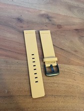 Bracelet compatible Tag heuer JAUNE 22 mm cuir NEUF carrera monaco