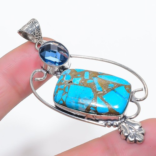 Pendentif pierre précieuse