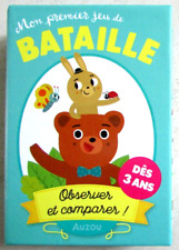Mon premier jeu de Bataille Observer et Comparer ! Auzou 2017 Dès 3 ans