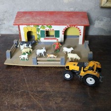 ancien jouet FERME FERMETTE MAISON DE CAMPAGNE ETABLE animaux dont STARLUX SIKU
