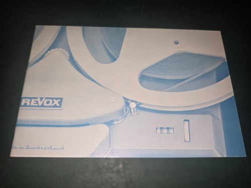 Mode emploi revox g36 - d,