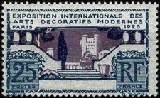 FRANCE 1924  EXPO ARTS DECO