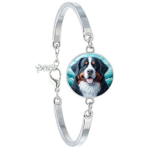 Bracelet acier chien bouvier - bracelet,