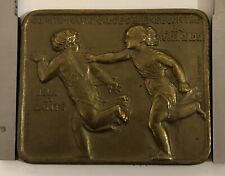 MÉDAILLE PLAQUE EN BRONZE