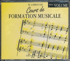 CD Cours de Formation Musicale volume 7  M. Labrousse  2 CD NEUF Édition Lemoine