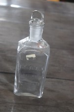 Lubin parfumeur Paris Flacon en verre vide  20 cm