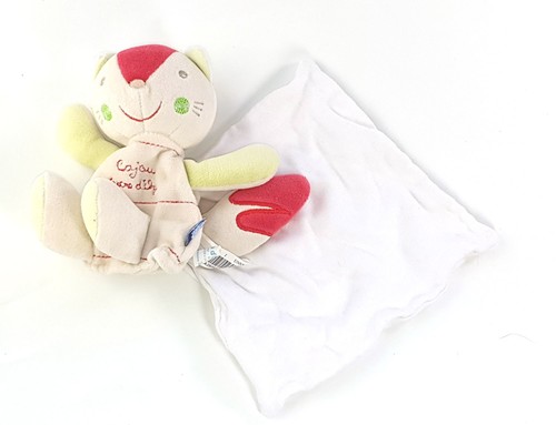 Doudou chat cajou mouchoir - doudou,