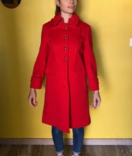 joli manteau hiver rouge