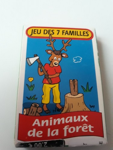 Paquet carte jeu des 7 - paquet, de
