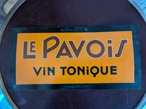 Plaque publicitaire carton - publicitaire, no