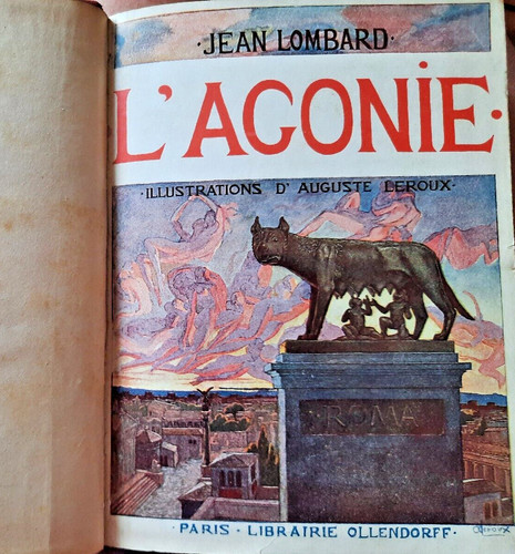 Reliure lombard agonie - j,