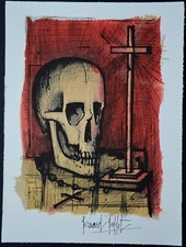 Lithographie de Bernard BUFFET  " Vanité   "