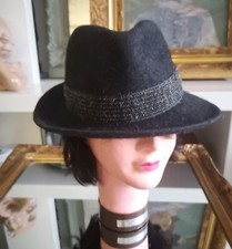 Magnifique Chapeau Unisexe /Feutre style Borsalino ?Élégance et Qualité