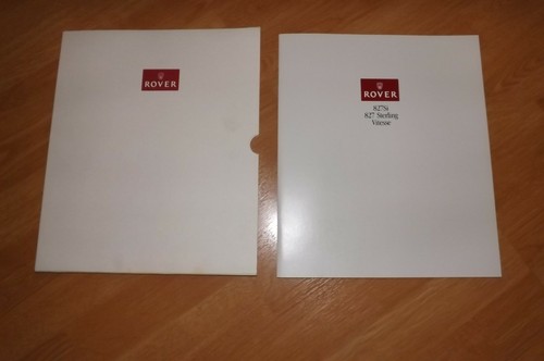 Brochure catalogue rover 827 - rover,