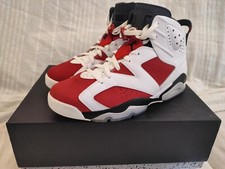 2014 NIKE AIR JORDAN 6 CARMINE 46 EU / 12 US Excellent Condition With Bill