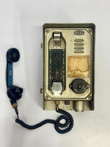 Ancien téléphone mural silec - ancien,