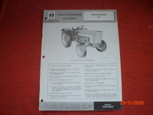 Ancienne fiche brochure - ancienne,