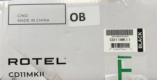 Rotel cd11mkii player - rotel,
