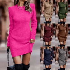 Robe Pull Pour Femme À