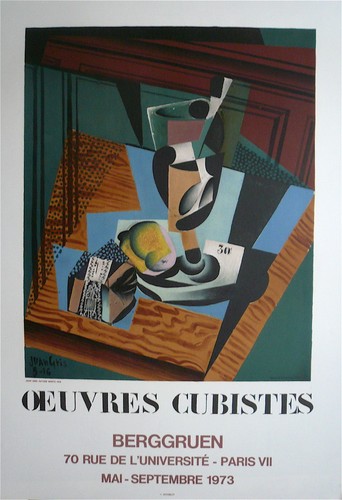 Juan gris affiche lithographie - juan,