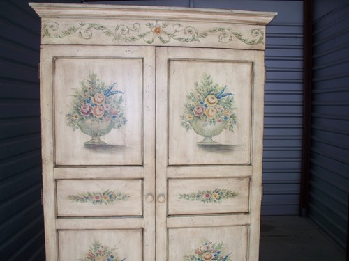 Painted armoire beautiful