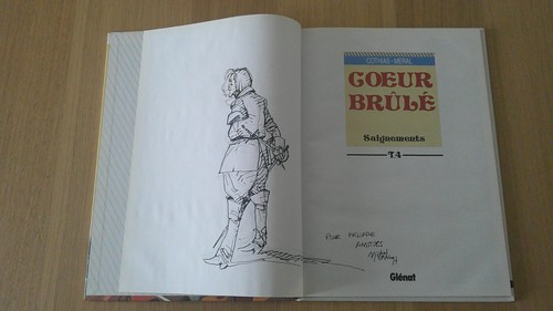 Dedicace meral coeur brule - /,