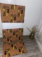 Tableaux en tissu wax Colorés