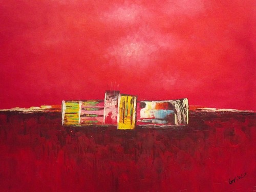 Large peinture huile sur - large,