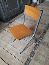 petite chaise enfant vintage bureau industrielle