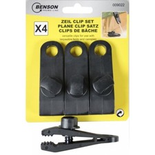 4 Gros Clips de Fixation