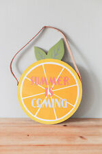 Décoration Maison Panneau Bois Murale Suspendu Estivale