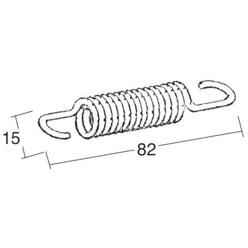 14226 ressort pour béquille - pour,