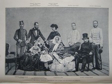 OLD PRINT MAGAZINE  1899 AUTRICHE AUSTRIA OSTERREICH EMPRESS ELIZABETH SISSI