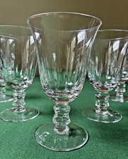 Lot de 7 verres à vin Villeroy et Boch signés - H : 12 cm
