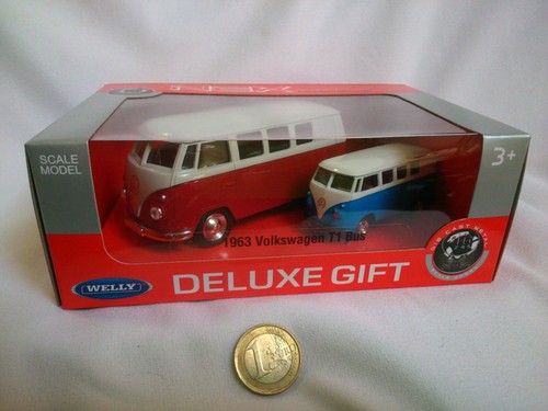 Volkswagen bus rouge - t1, 2
