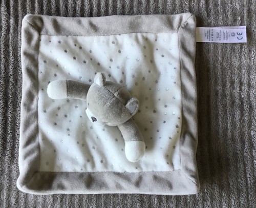 Doudou chat gris blanc - gris,
