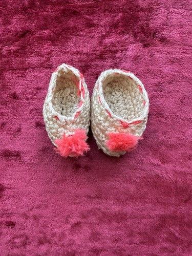 Chaussons poupée ancienne - chaussons,