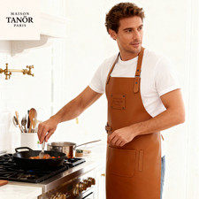 Tablier en cuir pleine fleur  Homme – Collaboration Maison Tanör Paris –