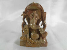BOUDDHISME : MAGNIFIQUE FIGURINE DU DIEU GANESH EN PIERRE A IDENTIFIER