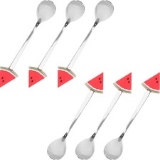 6 Pcs Cuillères En Métal