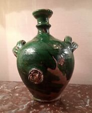 34 cm - Ancien grand vinaigrier en gres